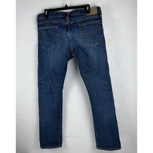 Polo Ralph Lauren Jeans Mens 34x32 Varick Slim Straight Dark Blue Denim Stretch